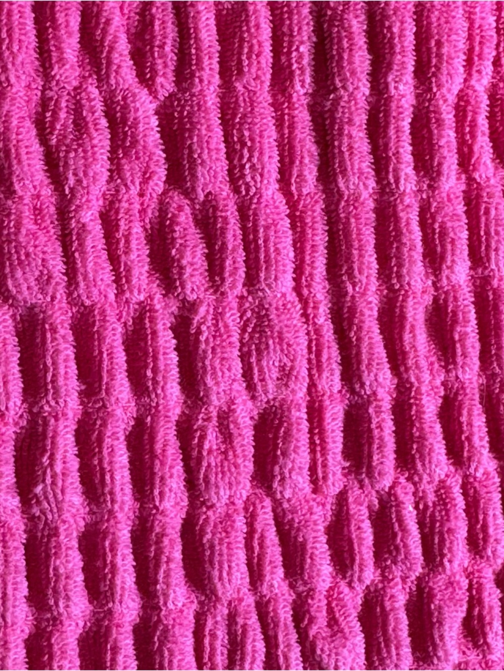 Aqua Swim Strapless Smocked Mini Dress in Hot Pink Size Small - Picture 8 of 8